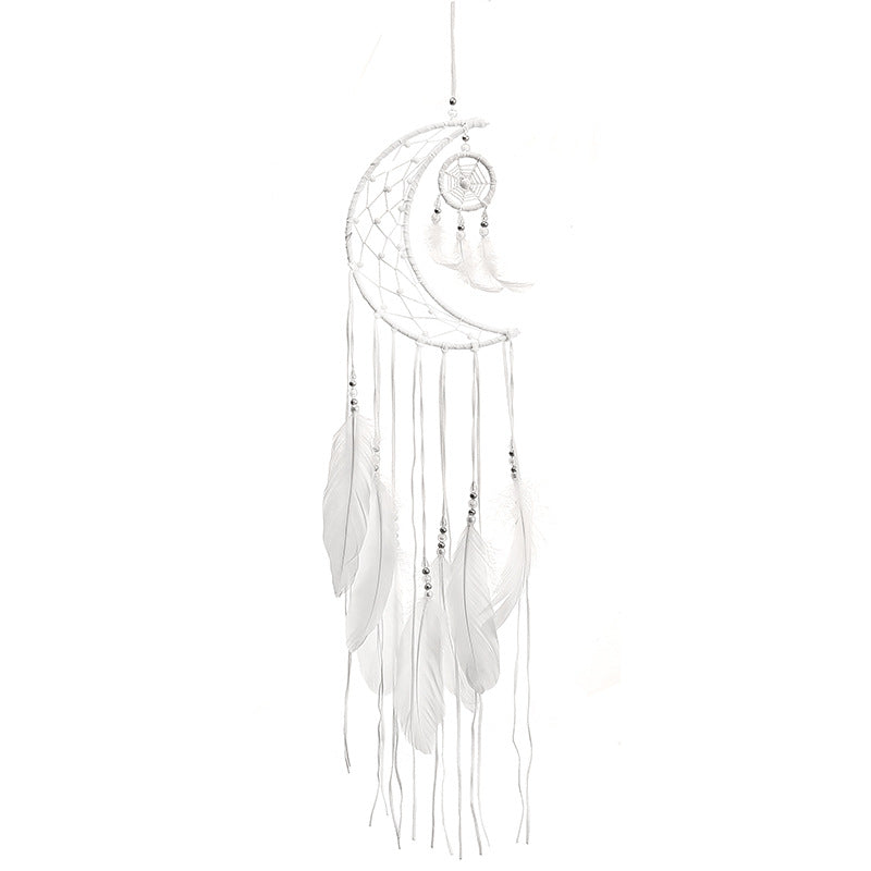 Feather dream catcher pendant