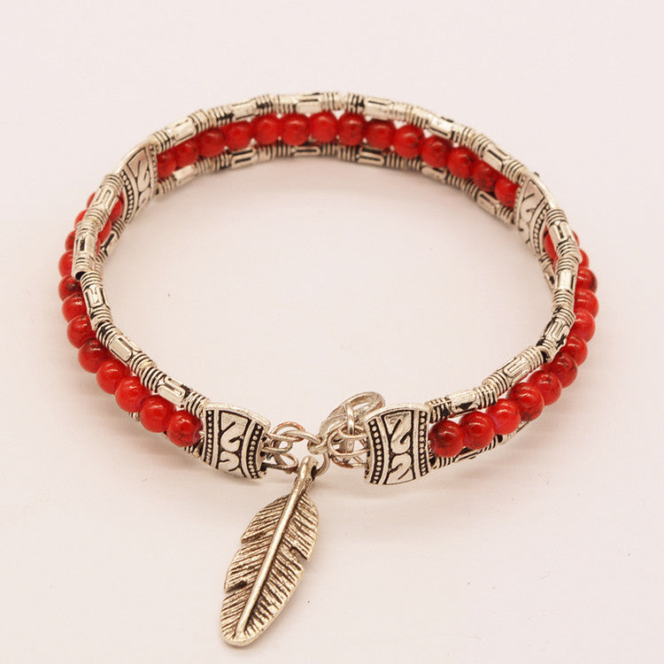 Feather bracelet