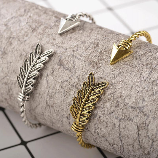 Triangle Feather Bracelet