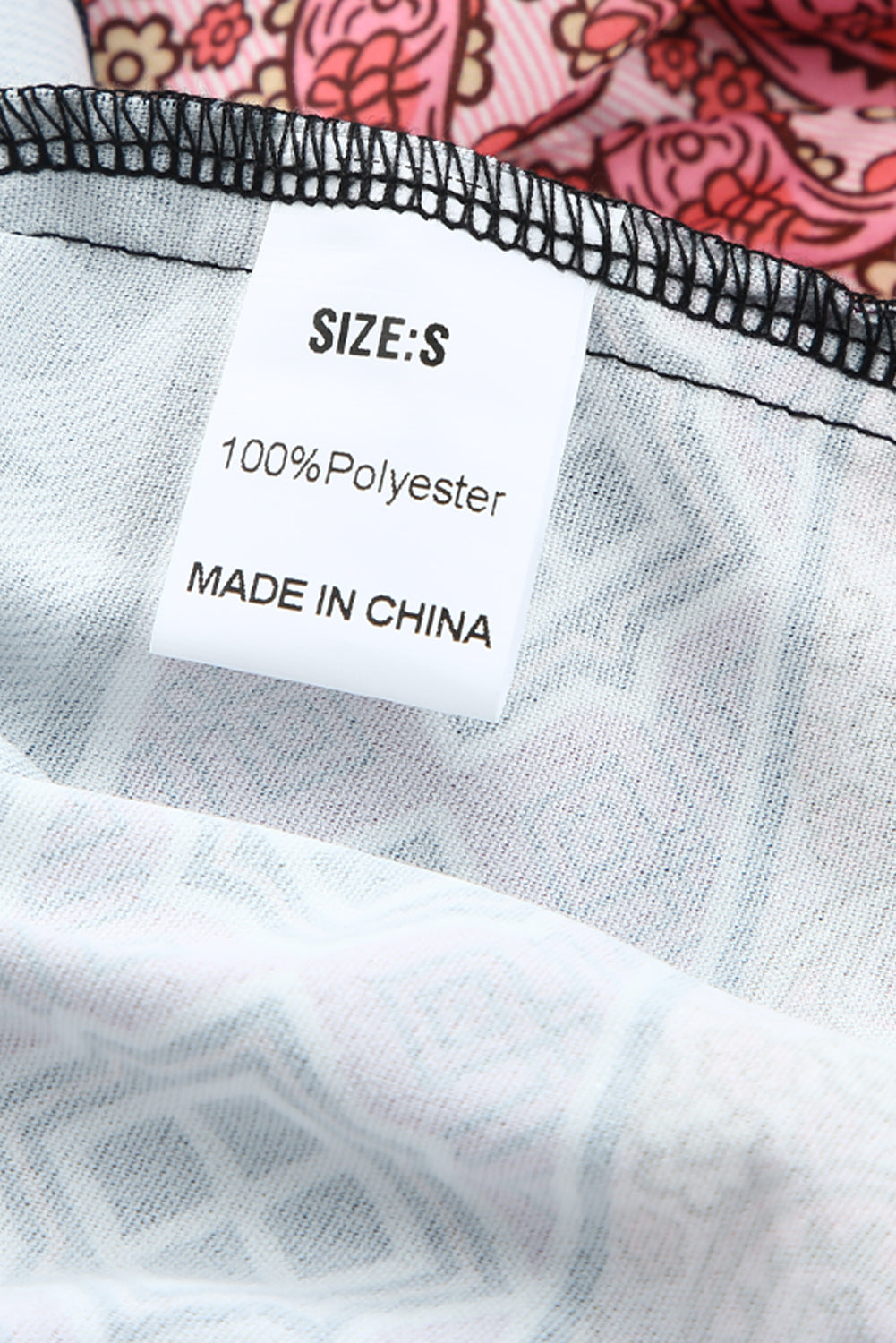 Tropical Floral Print Tiered Ruffle High Low Skirt