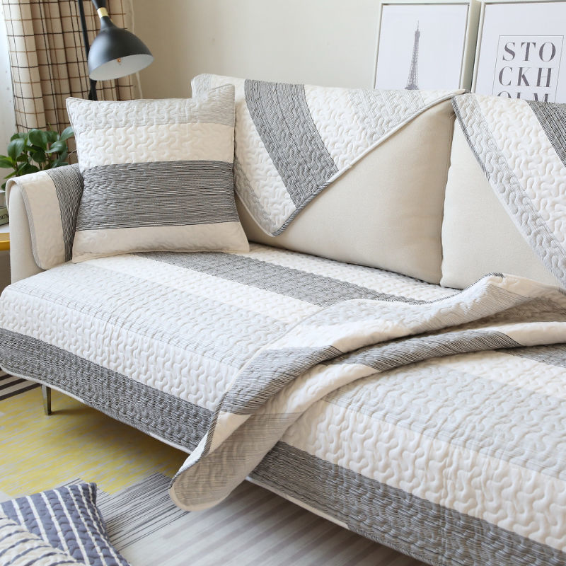 Modern Minimalist Striped Print Back Cover