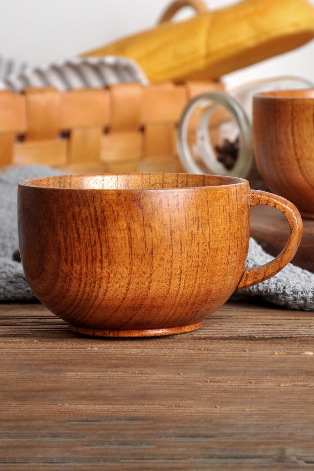 Handmade Wooden Drinking Cup