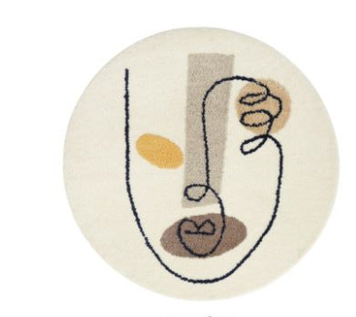 Round Carpet Bedroom Nordic Modern Minimalist Hanging Basket