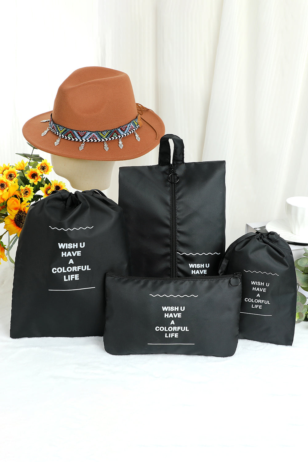 8-piece Waterproof Travel Bag Set