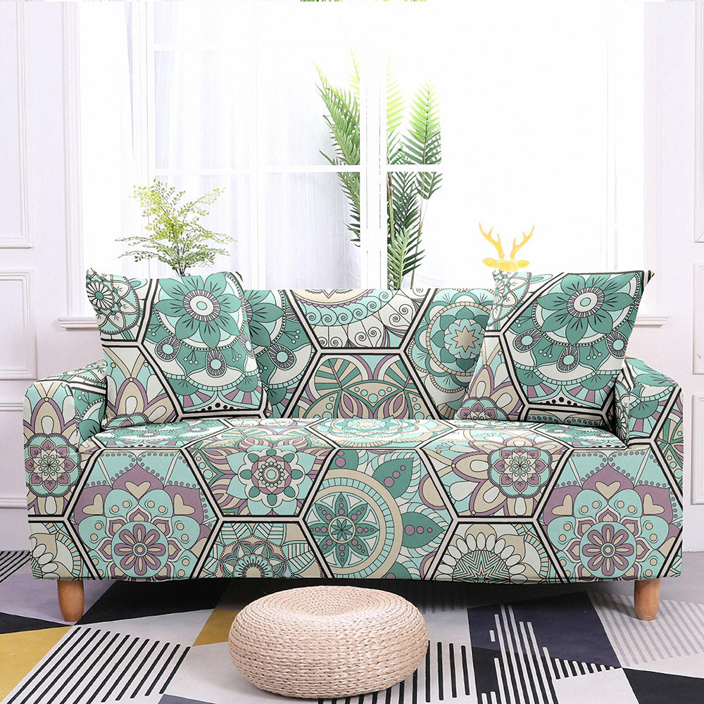 Boho Style Sofa All-inclusive Non-slip Elastic Cover