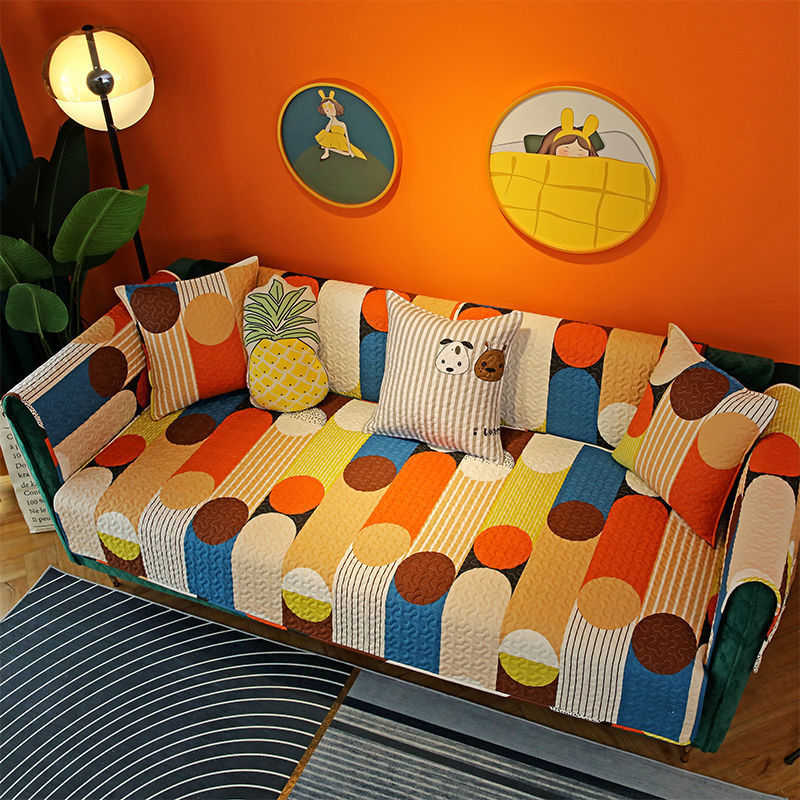 Modern Minimalist Striped Print Back Cover