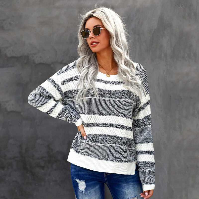 Casual Women's Long-sleeved Loose Pullover Sweater