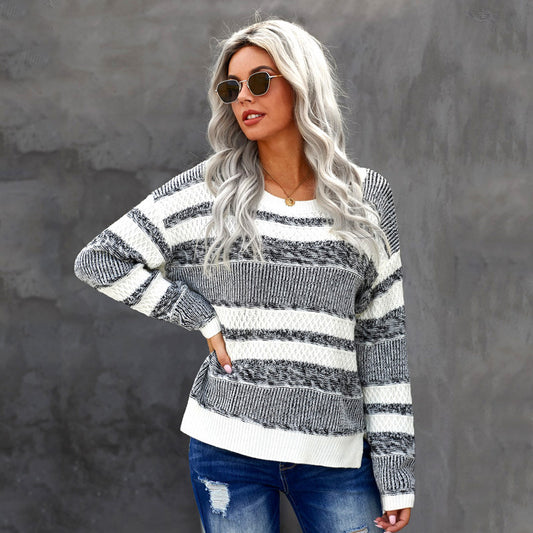 Casual Women's Long-sleeved Loose Pullover Sweater