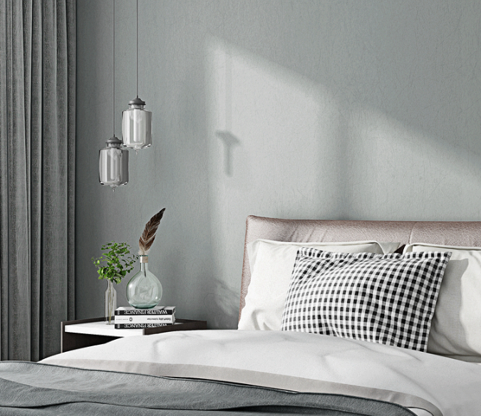 Nordic style solid color wallpaper