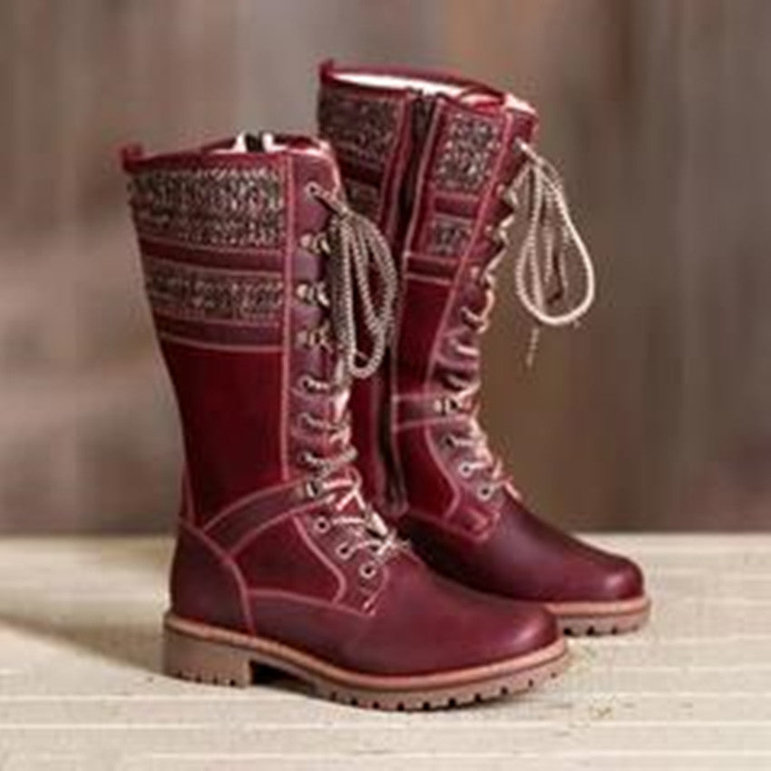 Ethnic snow boots