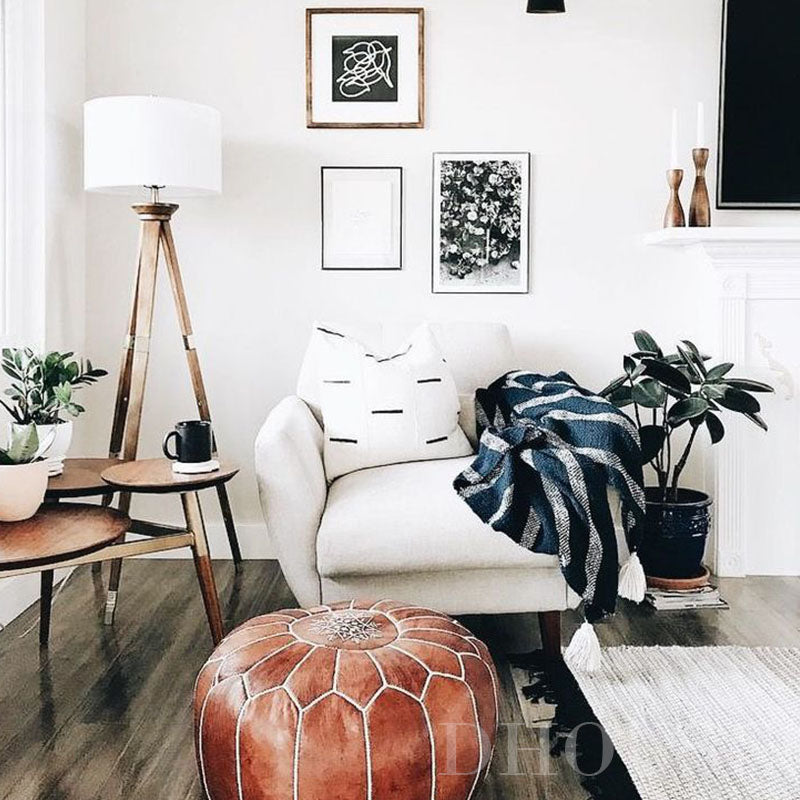 Imported Handmade Sheepskin Sitting Pier Nordic Lazy