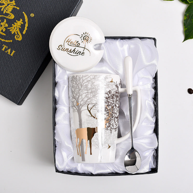 Girl Heart Ceramic Cup Nordic