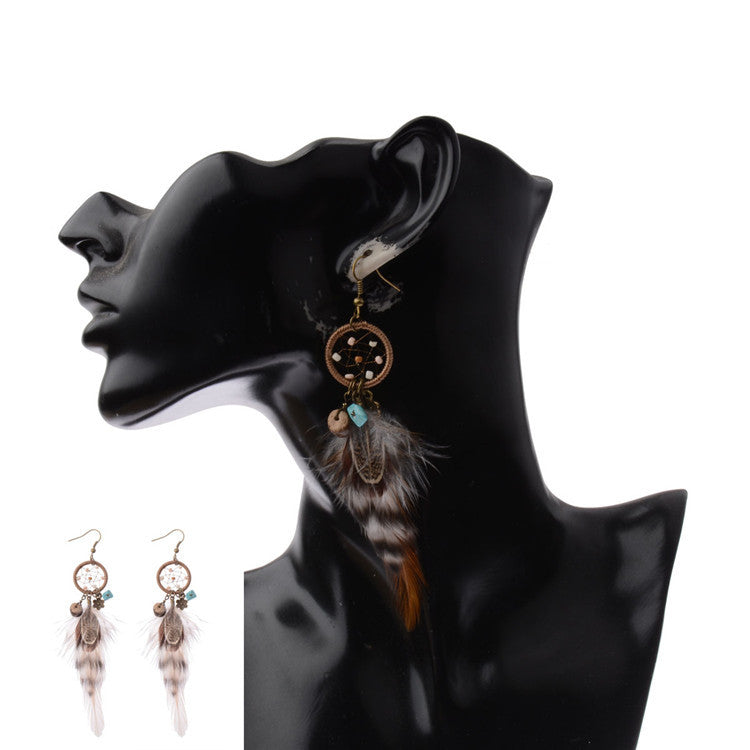 Seaside Holiday Personality Ethnic Style Earrings