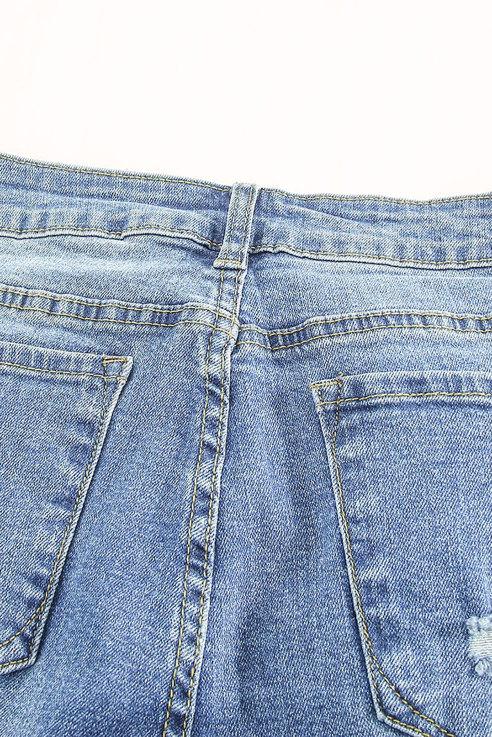 Dark Wash Mid Rise Flare Jeans