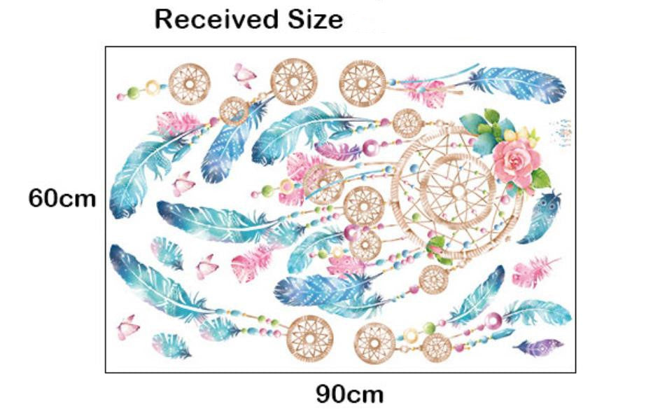 Feather dream catcher sticker