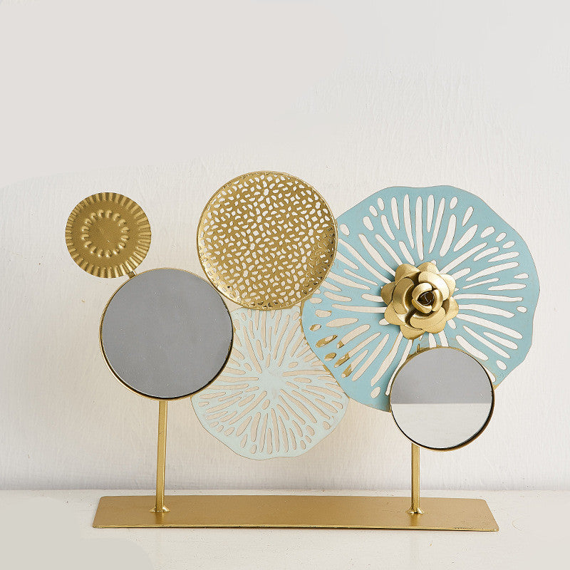 Nordic wrought iron metal pendant