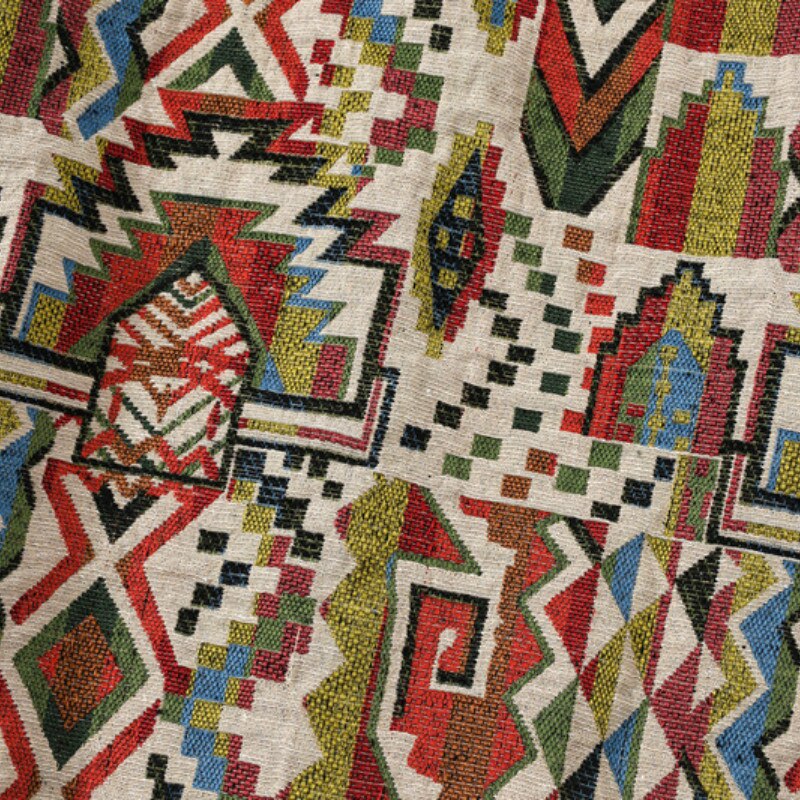 Retro ethnic brushed shirt