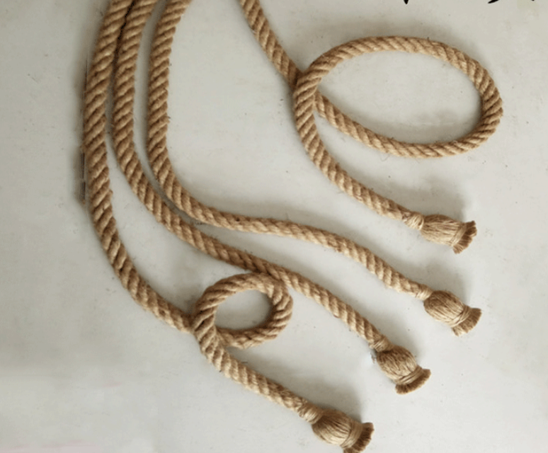 Long hemp rope retro hemp chandelier decorative craft light diy handmade creative hemp rope