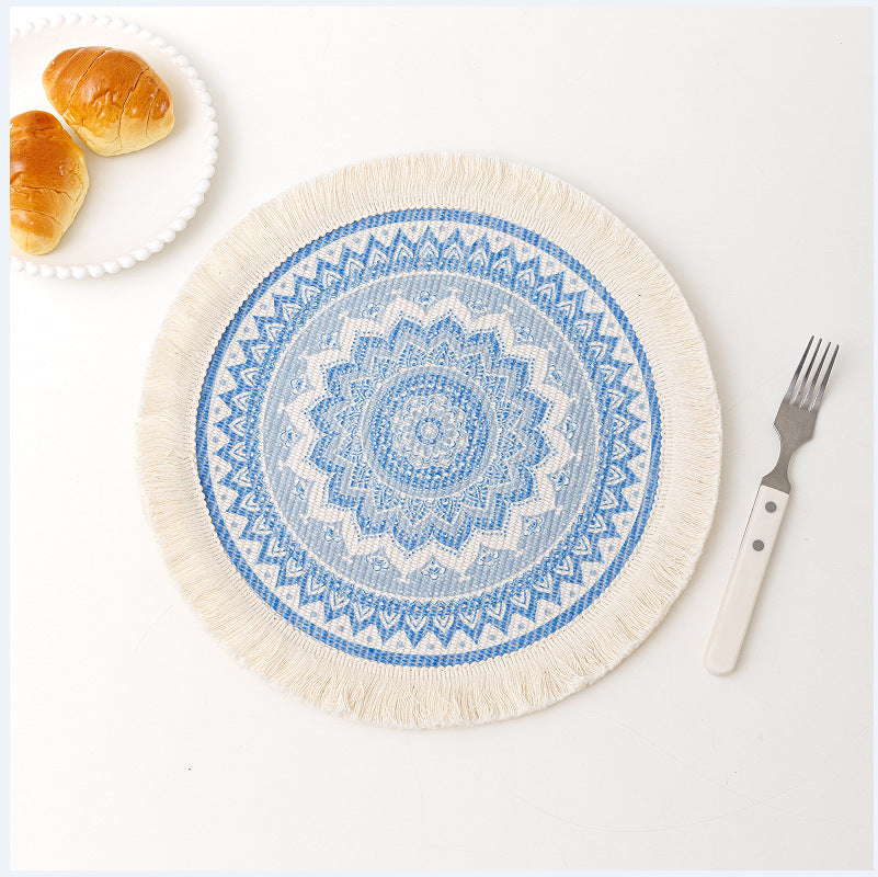Bohemian Mandala Cotton Placemat Nordic Fabric