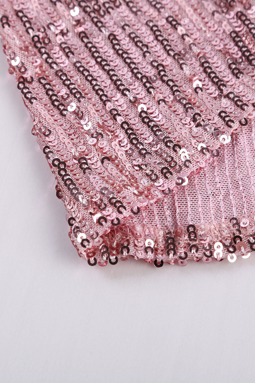 Sequin Fringe Sleeve Party Maxi Evening Dress