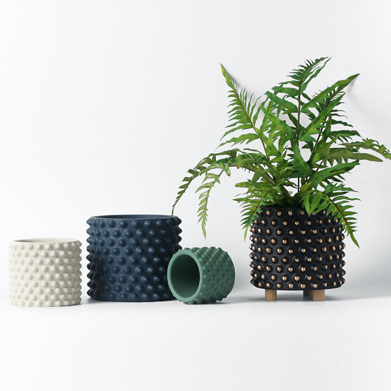 Nordic Foam Frosted Retro Cement Flower