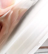 Crystal glass Nordic storage jar with lid