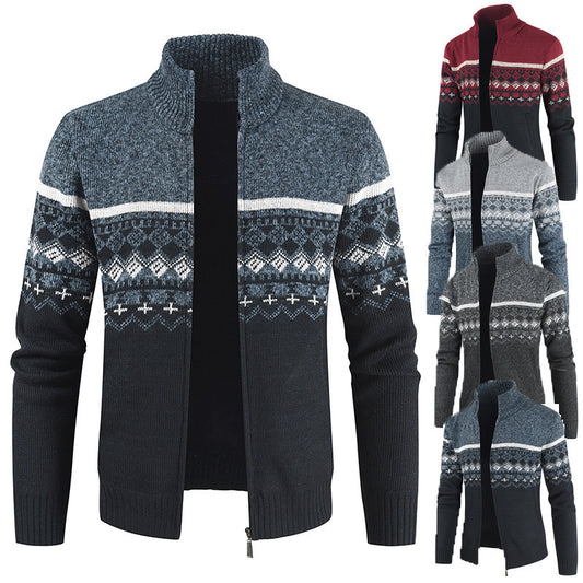 Autumn cardigan casual simple top knit sweater sweater