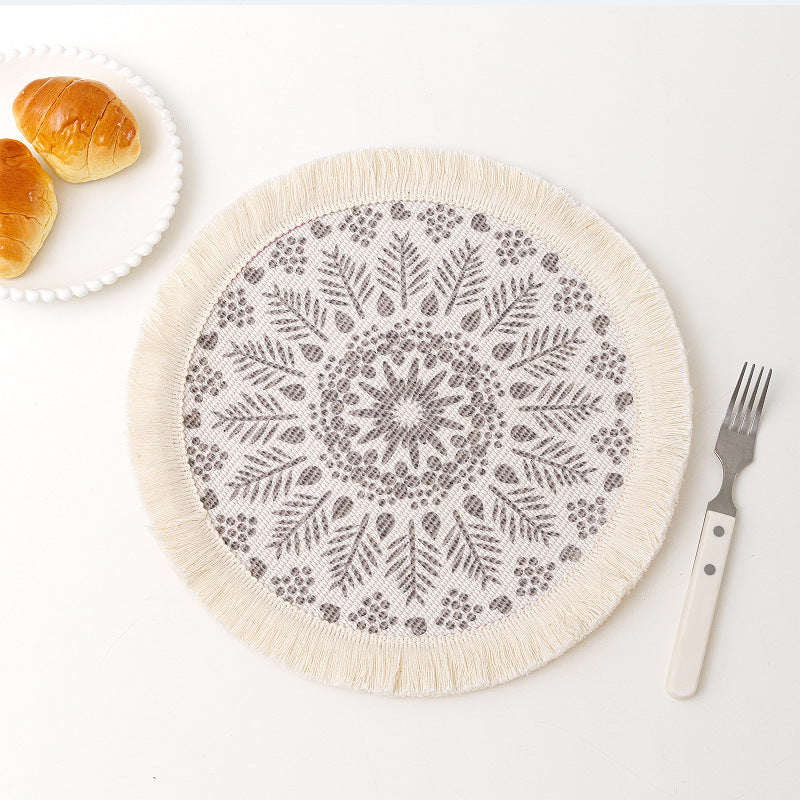 Bohemian Mandala Cotton Placemat Nordic Fabric