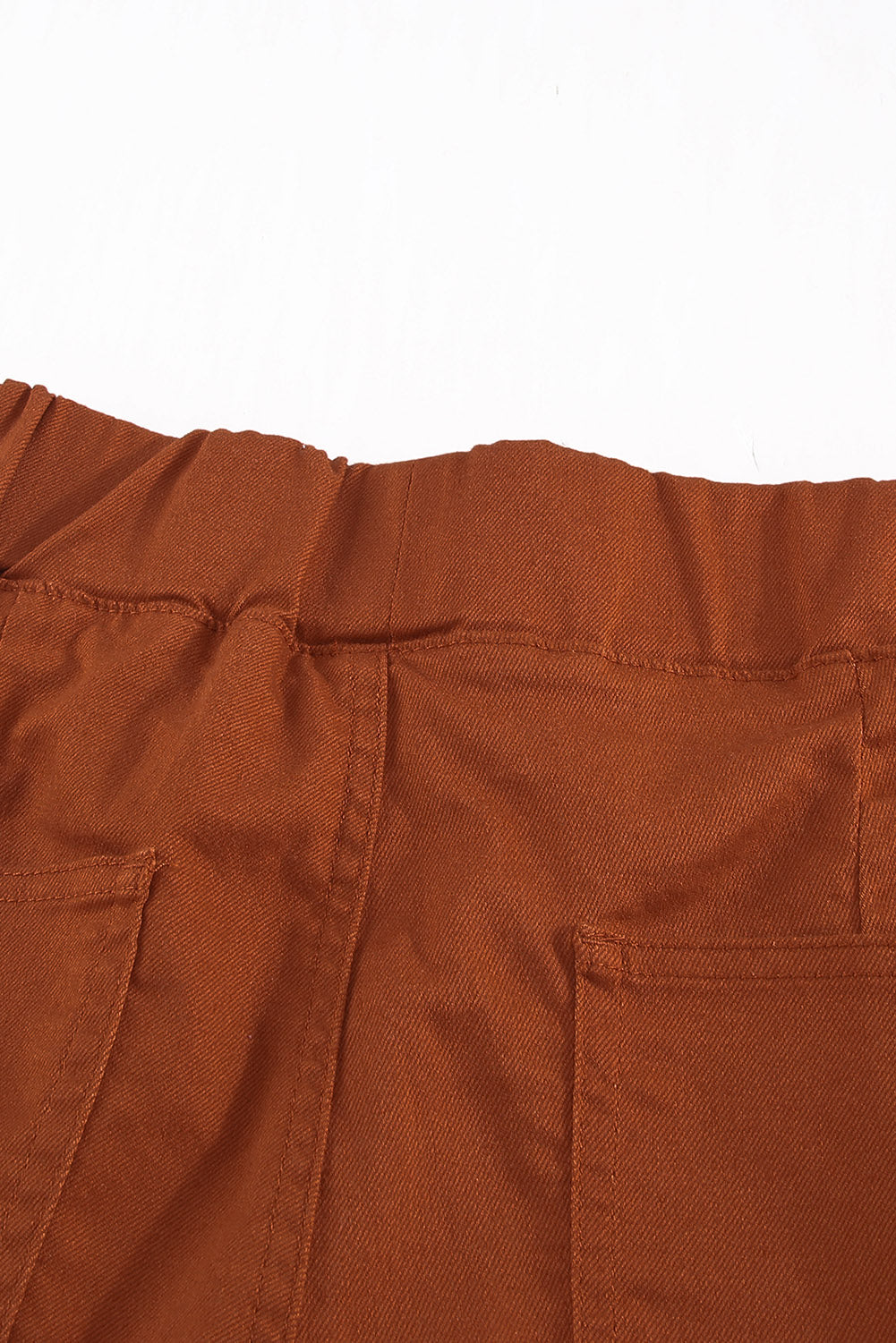 Multicolor Distressed Bell Bottom Denim Pants