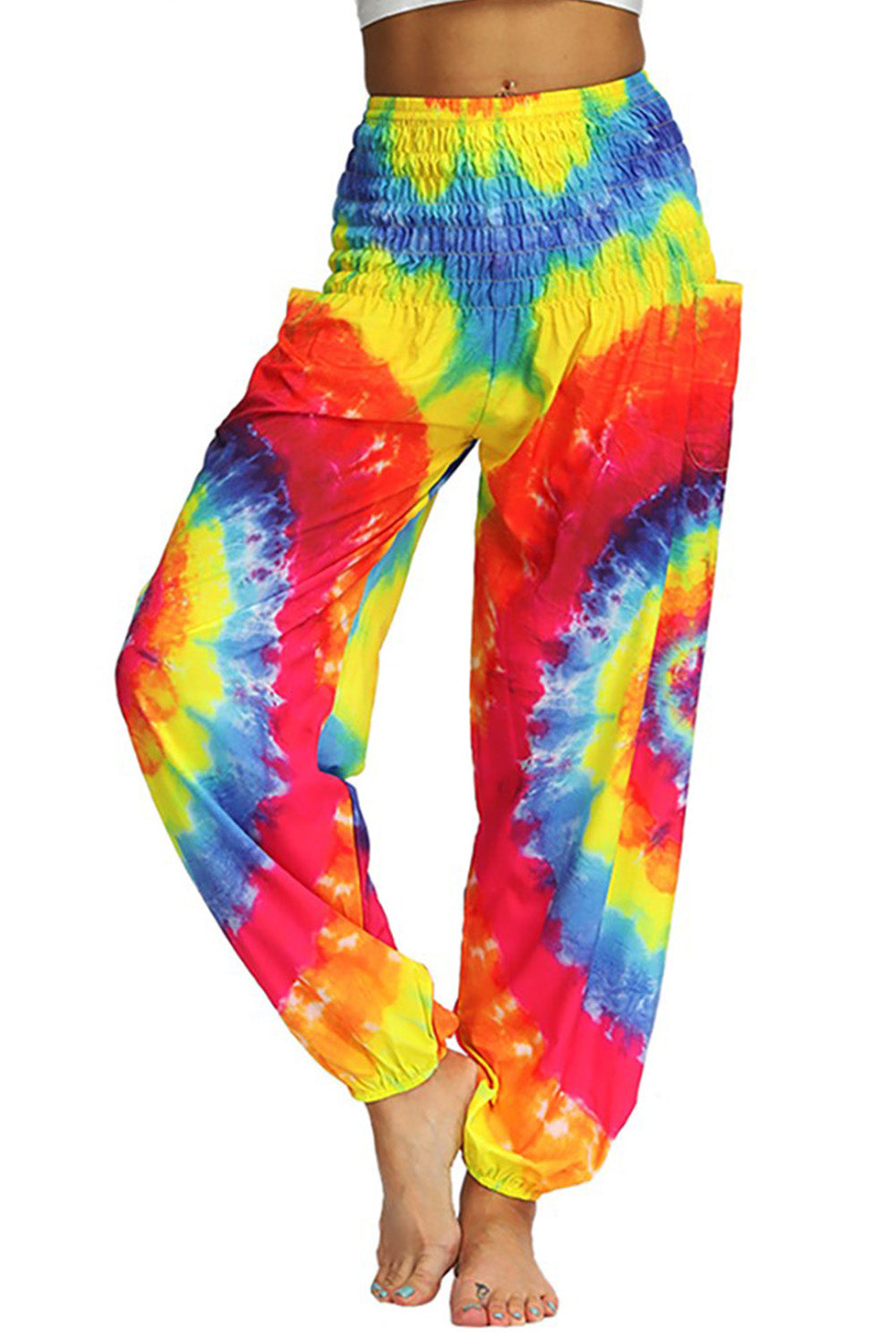 Boho Tie-dye Casual Loose Hippy Harem Pants