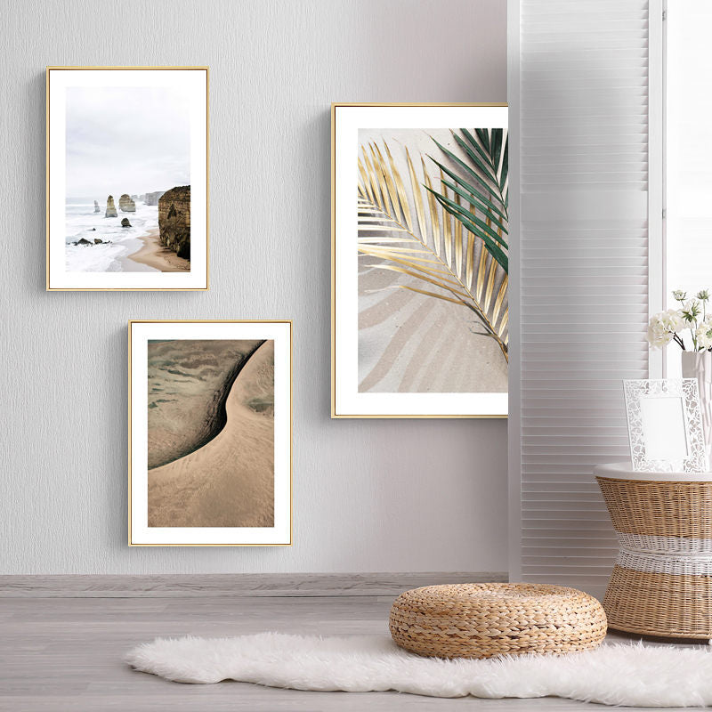 Fashion Minimalist Nordic Bedroom Seascape Painting Core