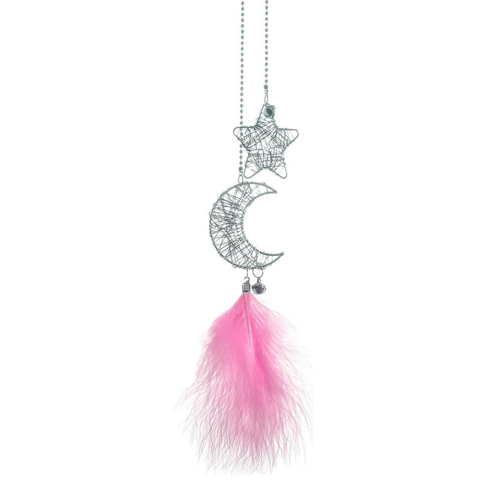 Feather dream catcher pendant