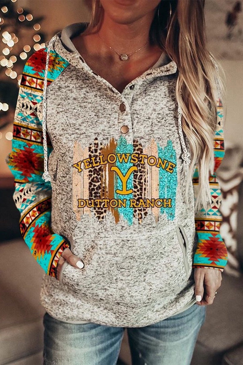 Women Loose Long Sleeved Hooded Sweater