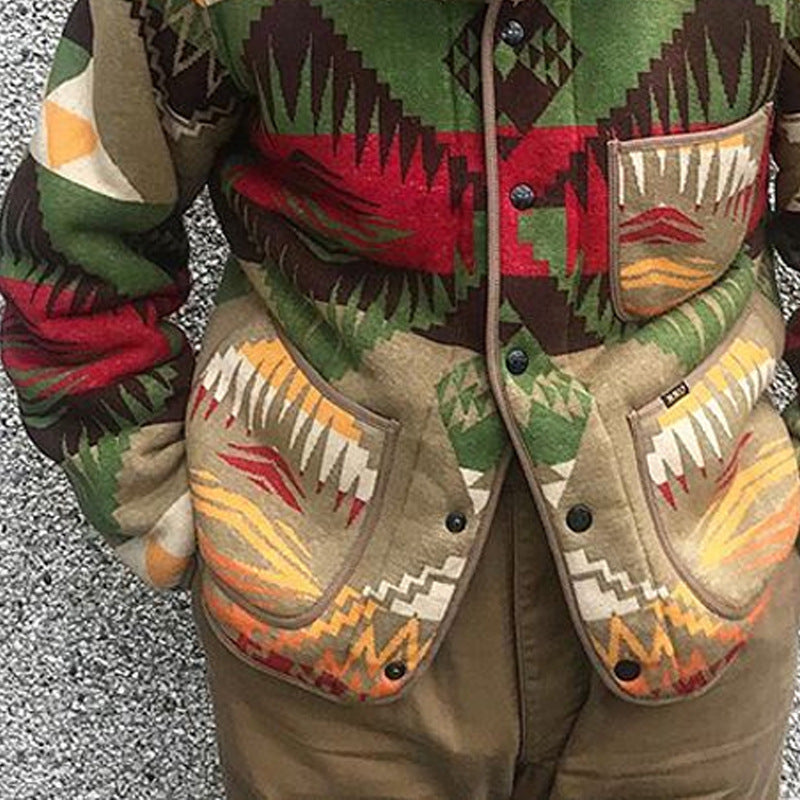 Mens Windbreaker Jacket Long sleeve coat