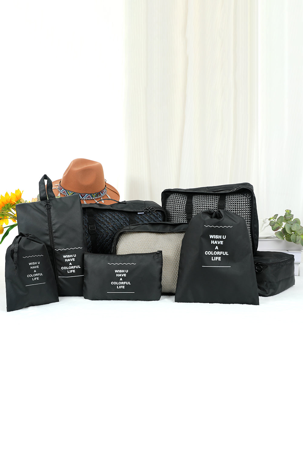 8-piece Waterproof Travel Bag Set
