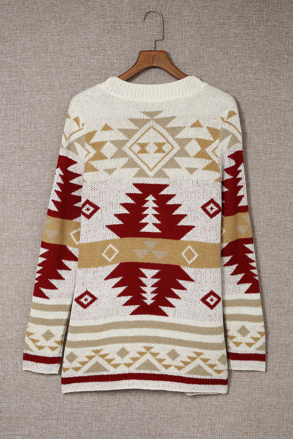 Moraga Pocketed Aztec Cardigan