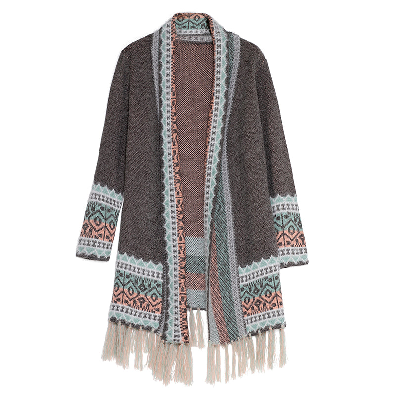 Women's Street Fashion Mid-length Loose Sweater