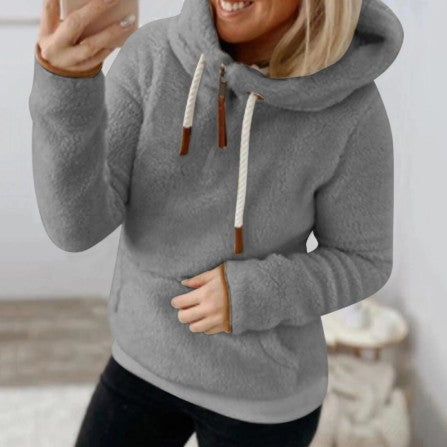 Hooded Lamb Feather Tethered Sack Hoodie