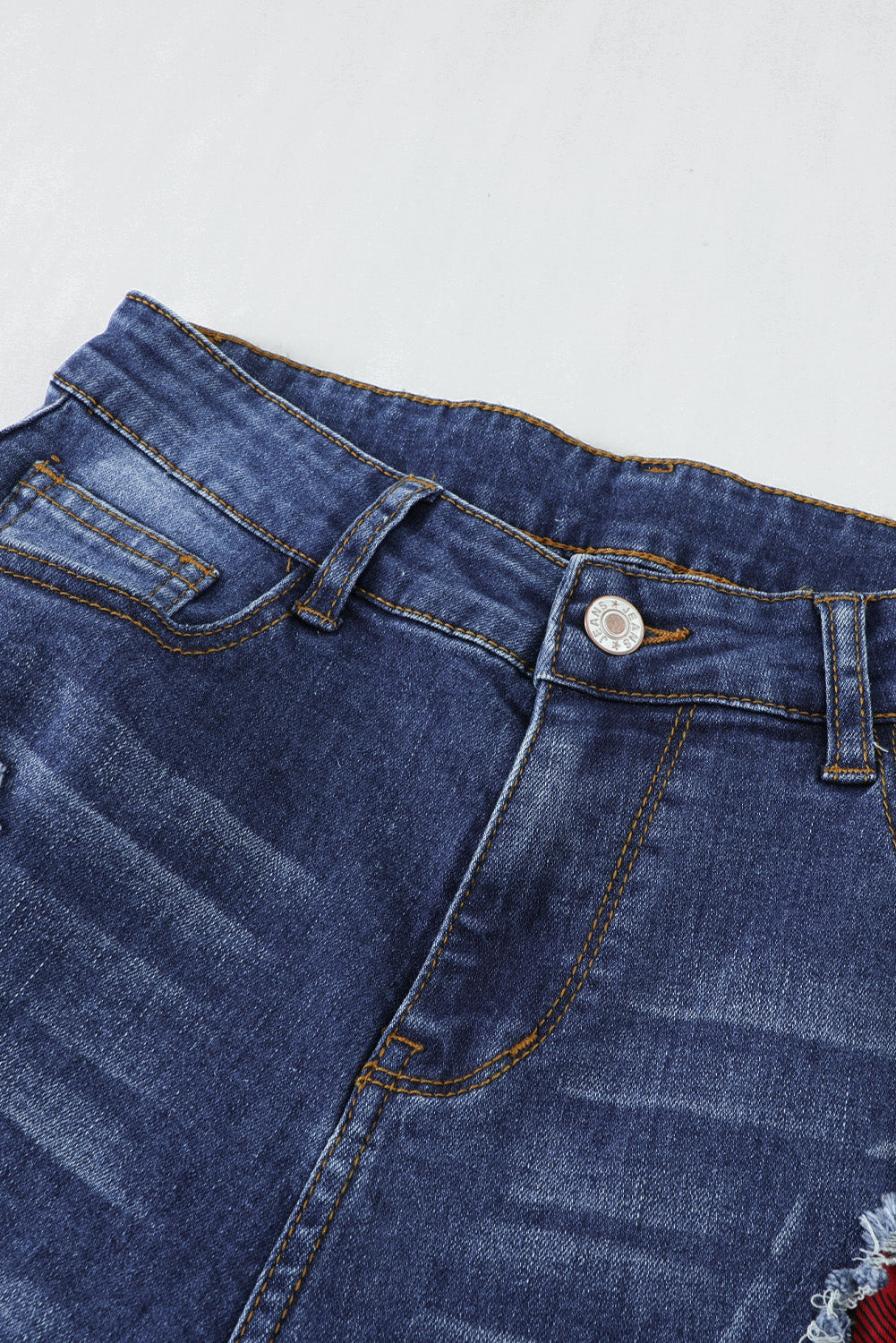 Floral Patch Destroyed Skinny Jeans