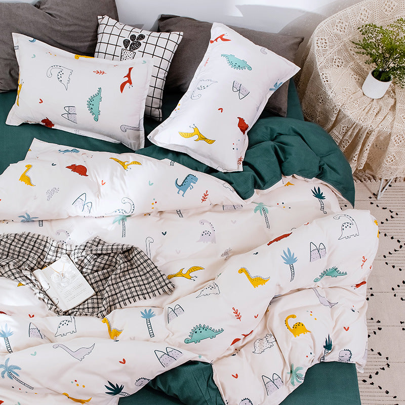 Aloe cotton simple four - piece set