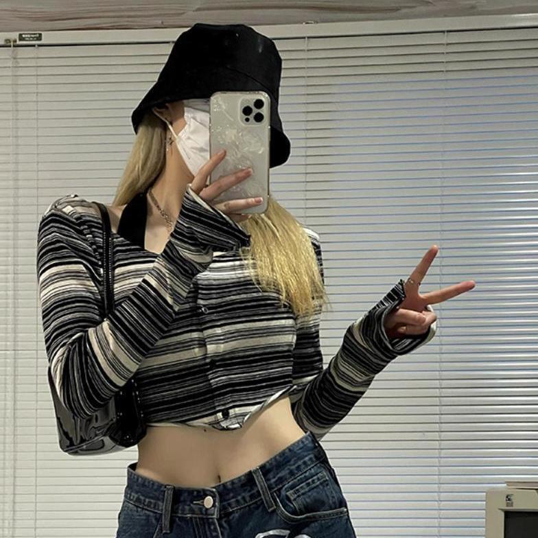 Reversible Top Women's Skinny Long Sleeve