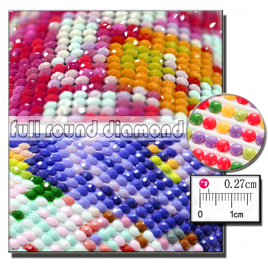 Abstract Diamond Painting Colorful Feather Cross Stitch Square Or Round Embroidery