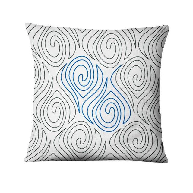 Peacock Feather Art Design Digital Printed Pillowcase