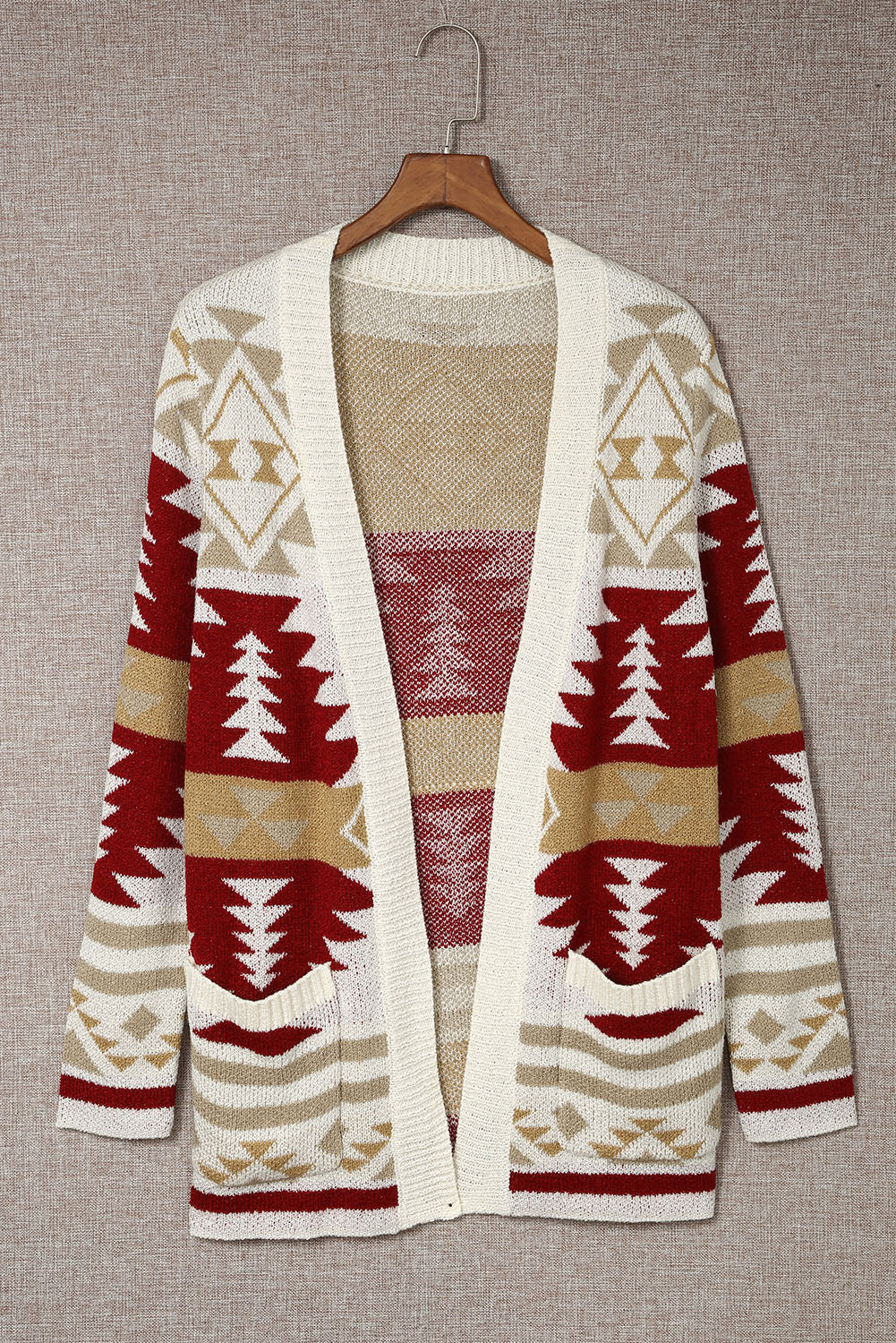 Moraga Pocketed Aztec Cardigan