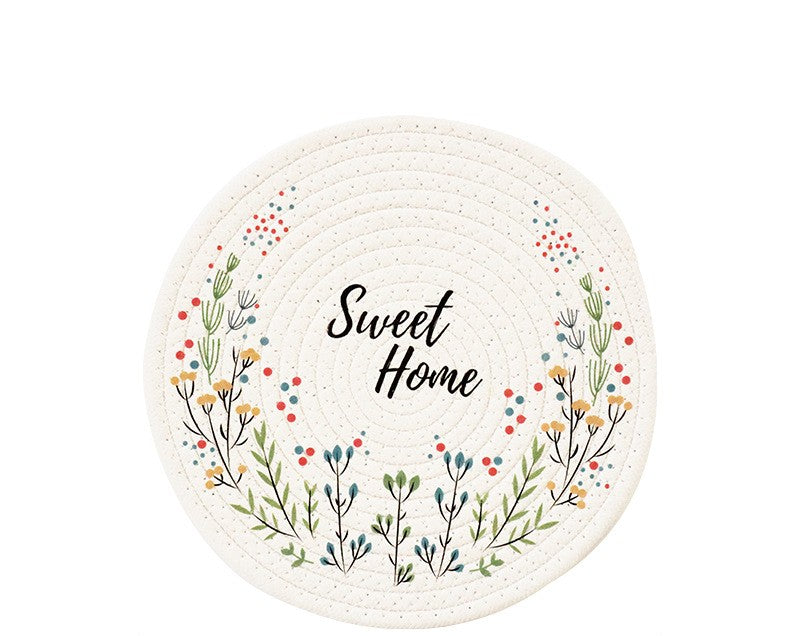 Nordic Cotton Printed Placemat Tray Cushion Coaster