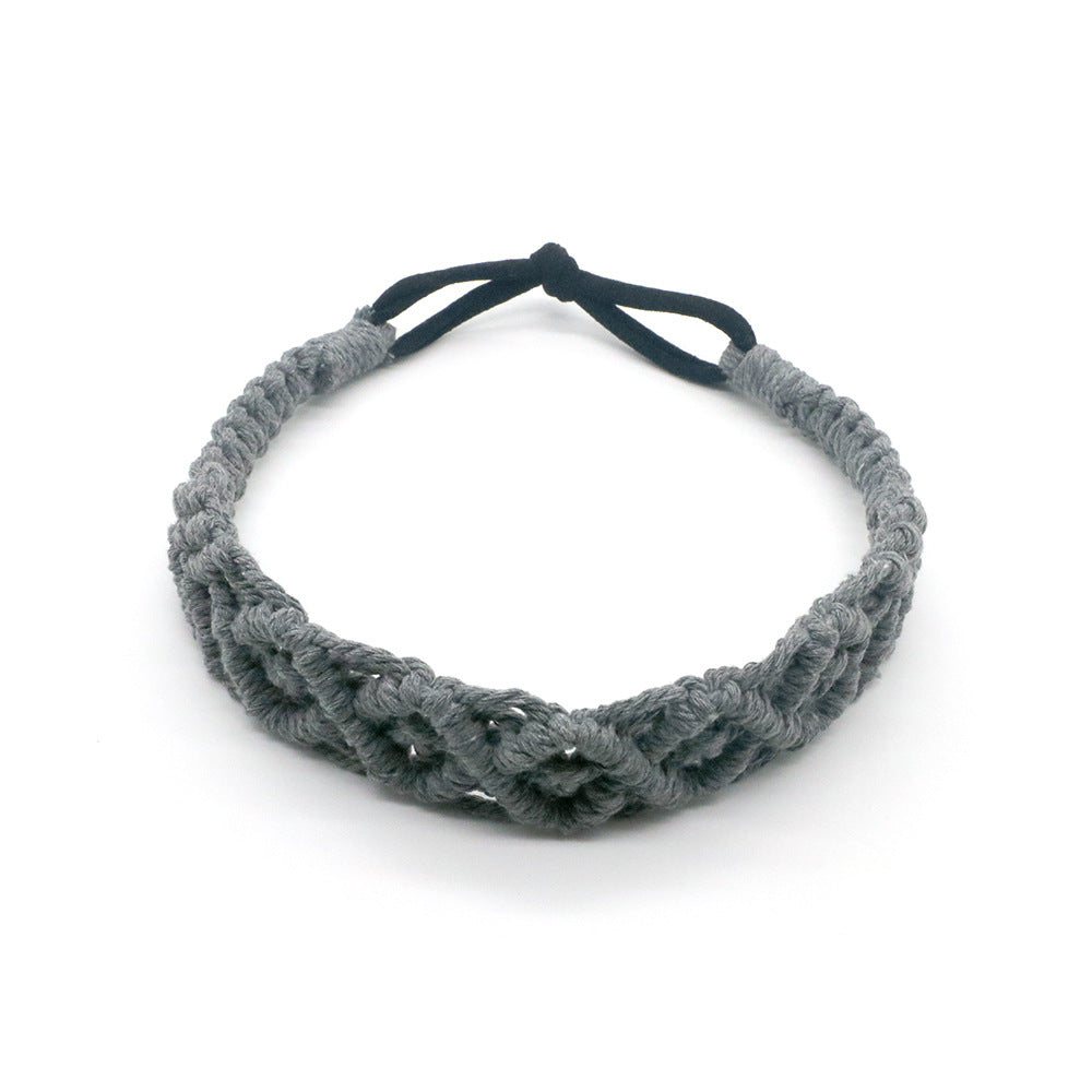 New Boho Hand Braided Cotton Rope Headband
