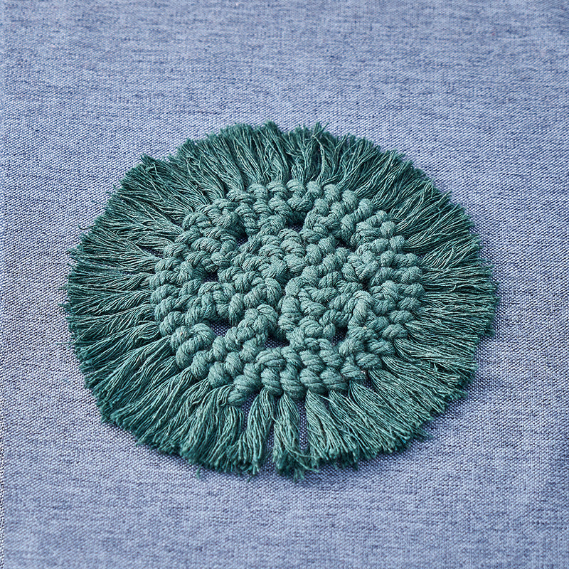 Nordic Hand-woven Cotton Decoration Coaster