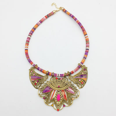 Boho ethnic necklace