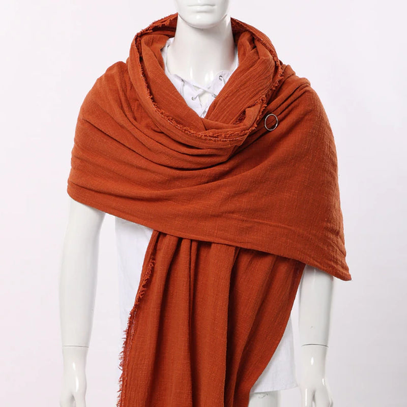 Post Apocalyptic Shawl Shaman Cowl Medieval Costume Hood Cloak Scarf Sash
