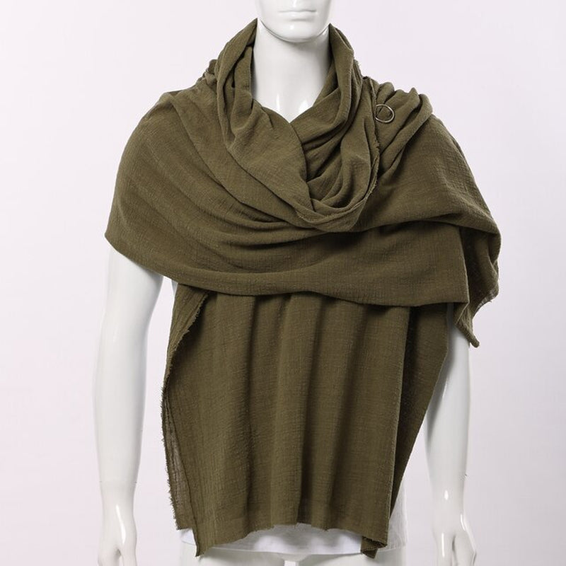 Post Apocalyptic Shawl Shaman Cowl Medieval Costume Hood Cloak Scarf Sash
